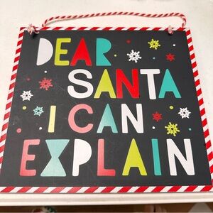 Festive Holiday Sign - Multicolor